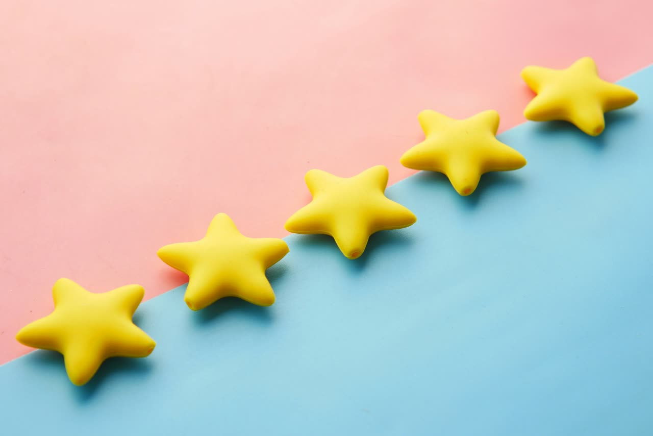 Five gold stars